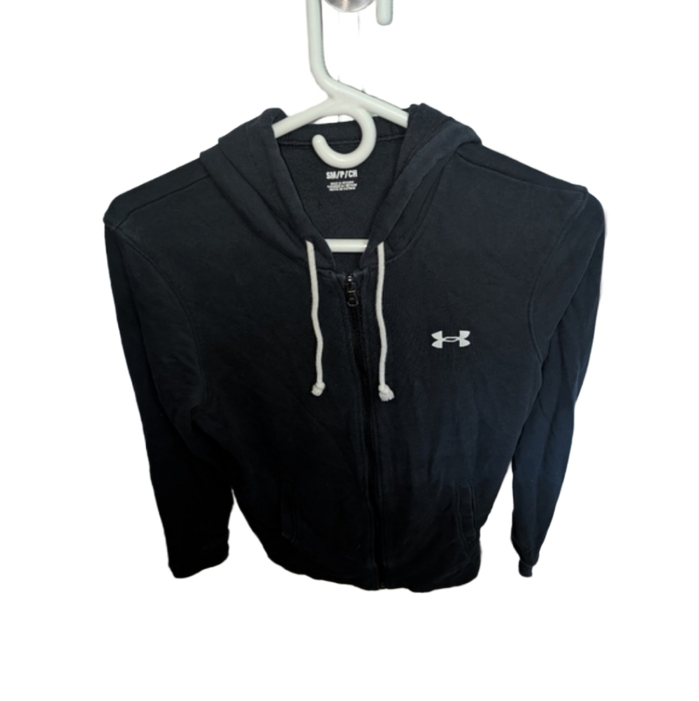Men's Under Armour Black Zip-Up Hoodie